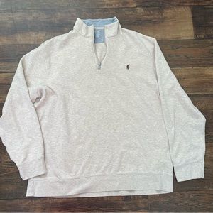 Men’s Polo Ralph Lauren Pullover. Size XL. Cream color.
